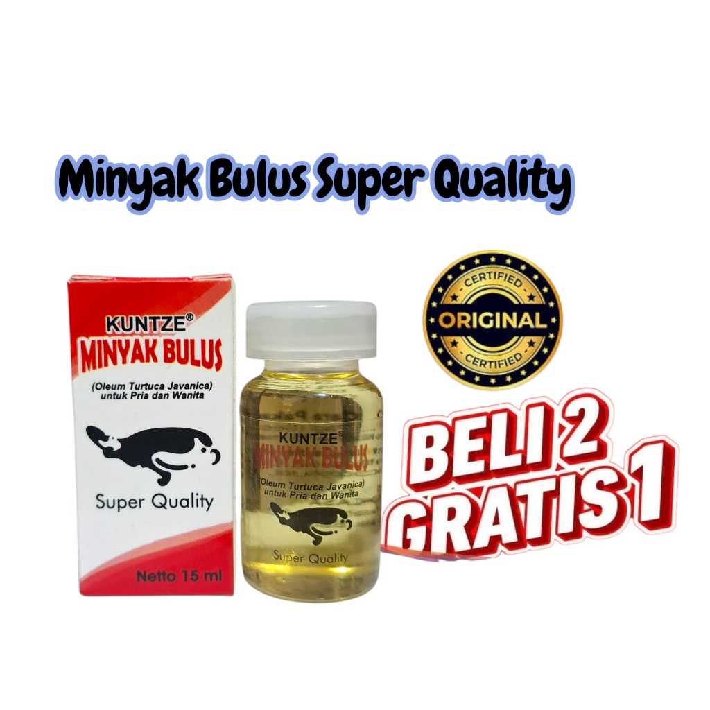 Minyak Bulus Super Quality Original Untuk Pria dan Wanita Netto 15ml Minyak Pijat Minyak Oles