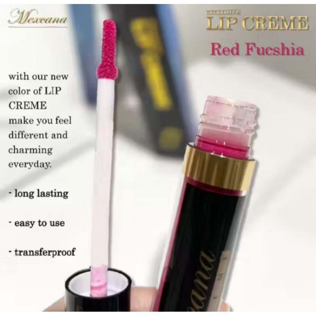 Mexcana Lip Creme Red Fucshia with Vit E - UV Filter