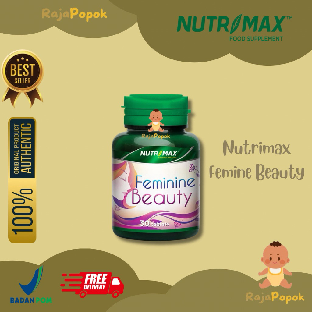 Nutrimax Feminine Beauty 30 Tablet / 60 Tablet | Collagen Kolagen Kesehatan Kulit