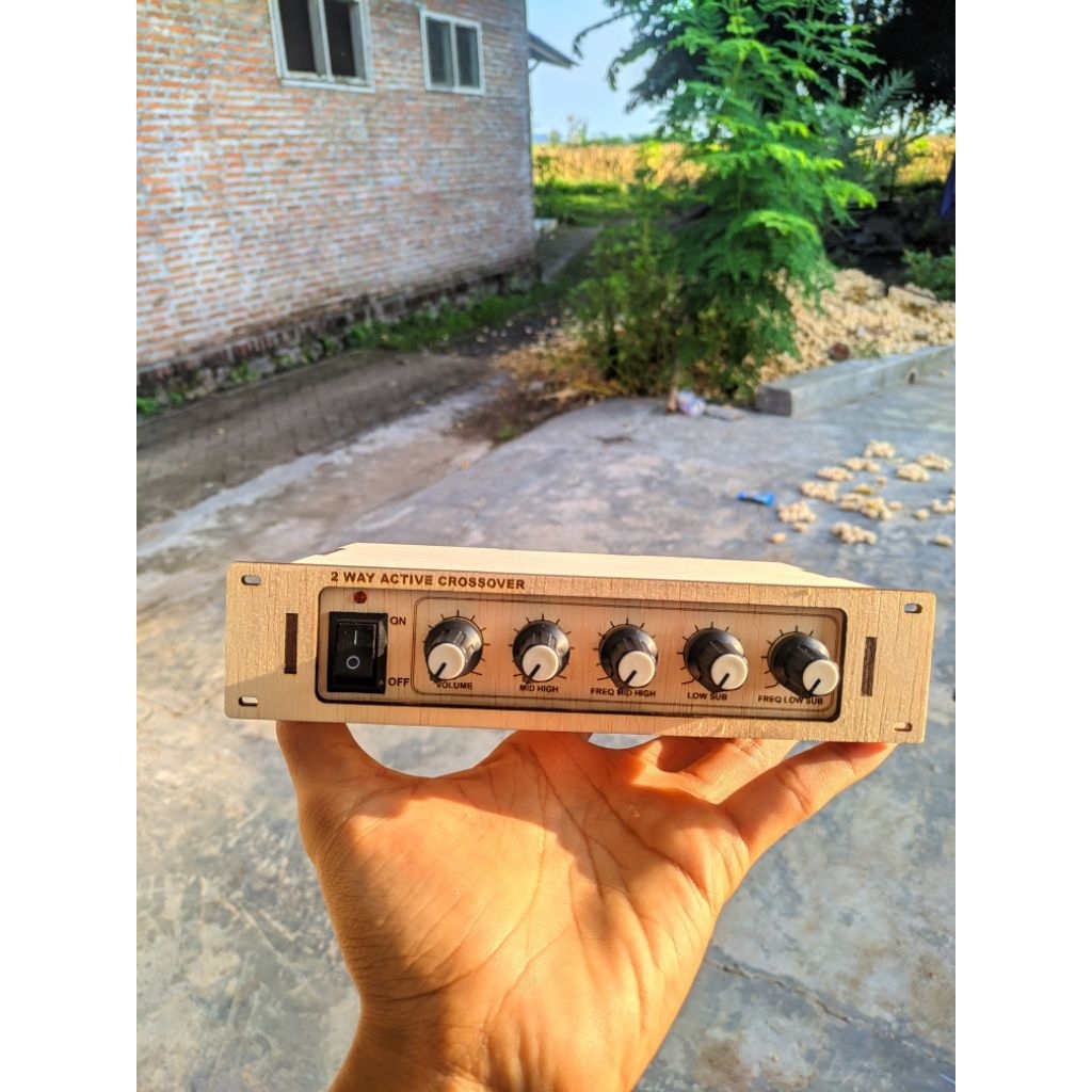 Crossover aktif 2way / crossover mini 2 way