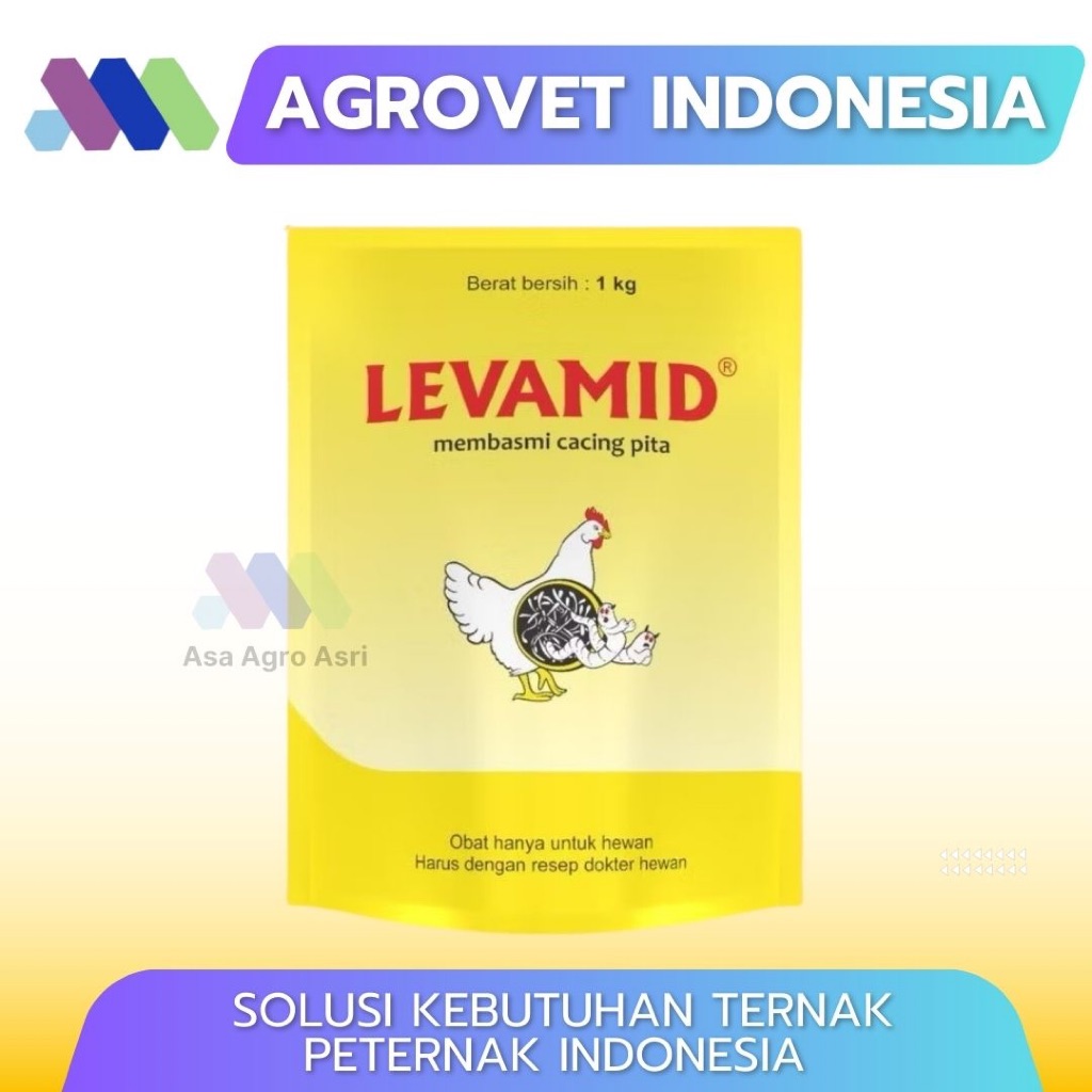Levamid 1 Kg  Obat Cacing Ayam