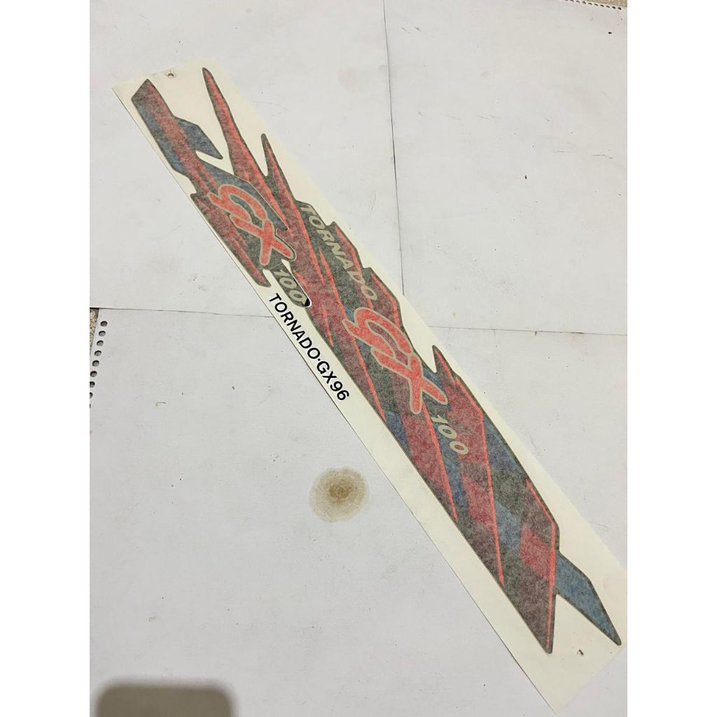 STRIPING STIKER LIST BODY SUZUKI TORNADO GX 100 TAHUN 1996 ORIGINAL ORI ASLI