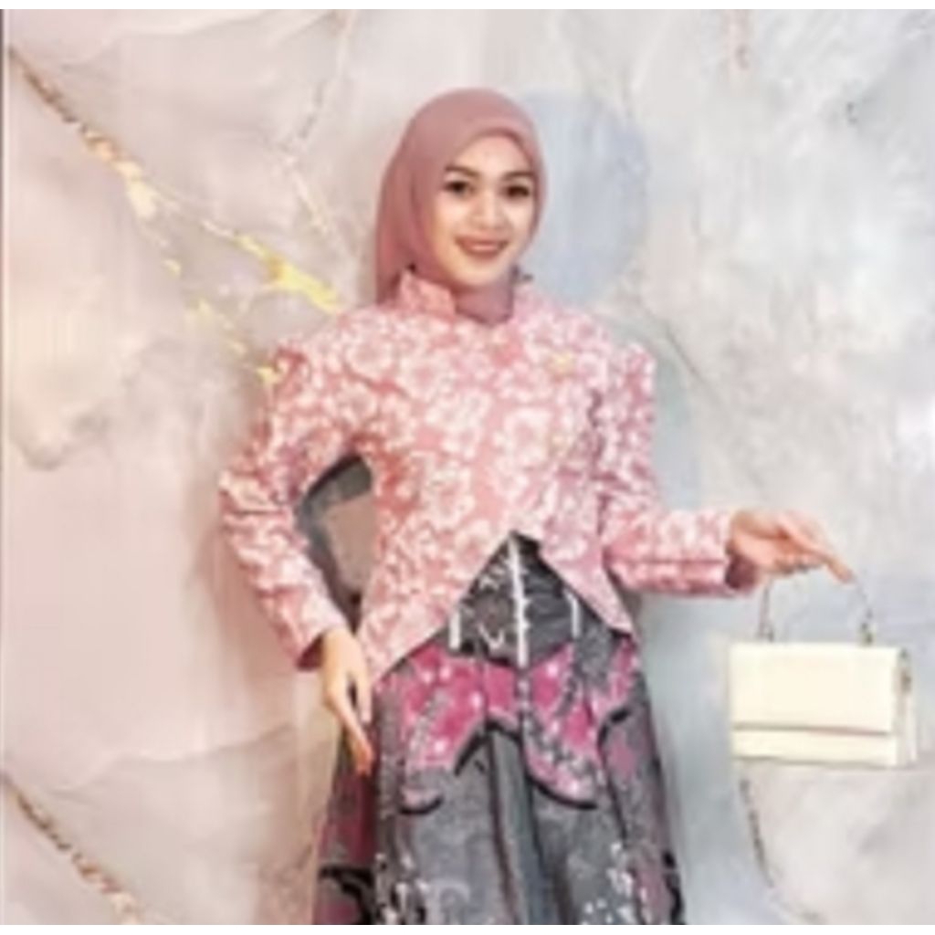 Kebaya Shinta Janggan Model Crop Baju Kondangan Wanita ( ATASAN SAJA)
