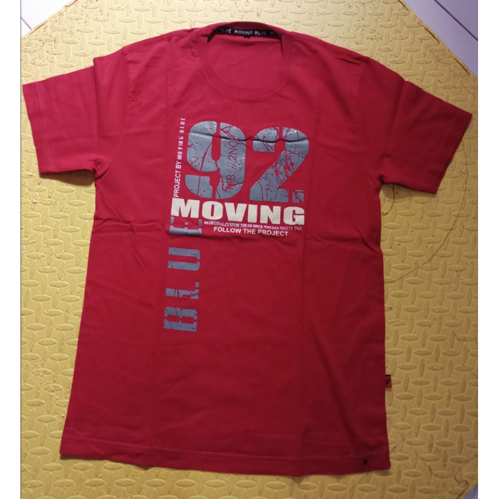 T-shirt Moving Blue