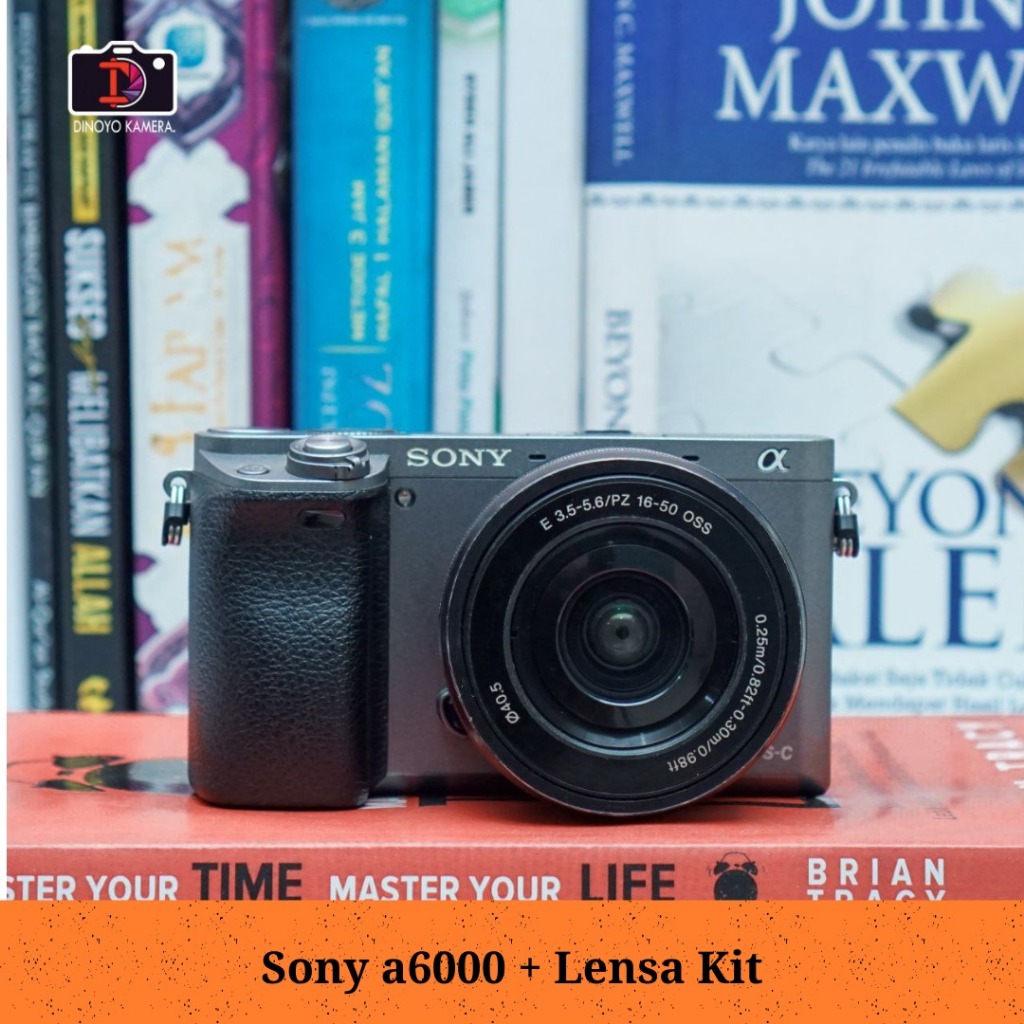 SONY A6000 GREY + KIT 16 50 MM SIAP PAKAI