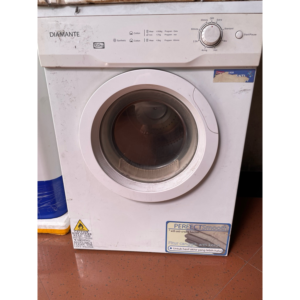 Mesin Pengering Dryer Diamante10,5kg.konveksi gas