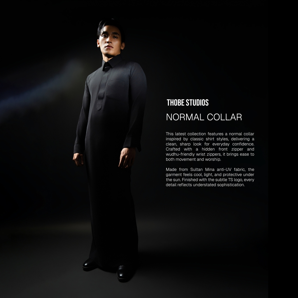 [THOBE PEDRO NORMAL COLLAR] – THOBE STUDIOS / Thobe Pria Premium Slimfit (UV Protection)