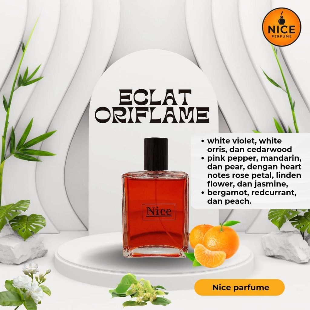 PARFUM NICE ECLAT ORIFLAME/ PARFUM SEGAR TAHAN LAMA 24 JAM