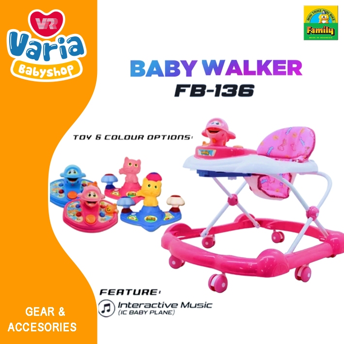 Baby Walker Family 136/ Kursi Dorong Bayi / Alat Belajar Jalan Bayi | FAMILY