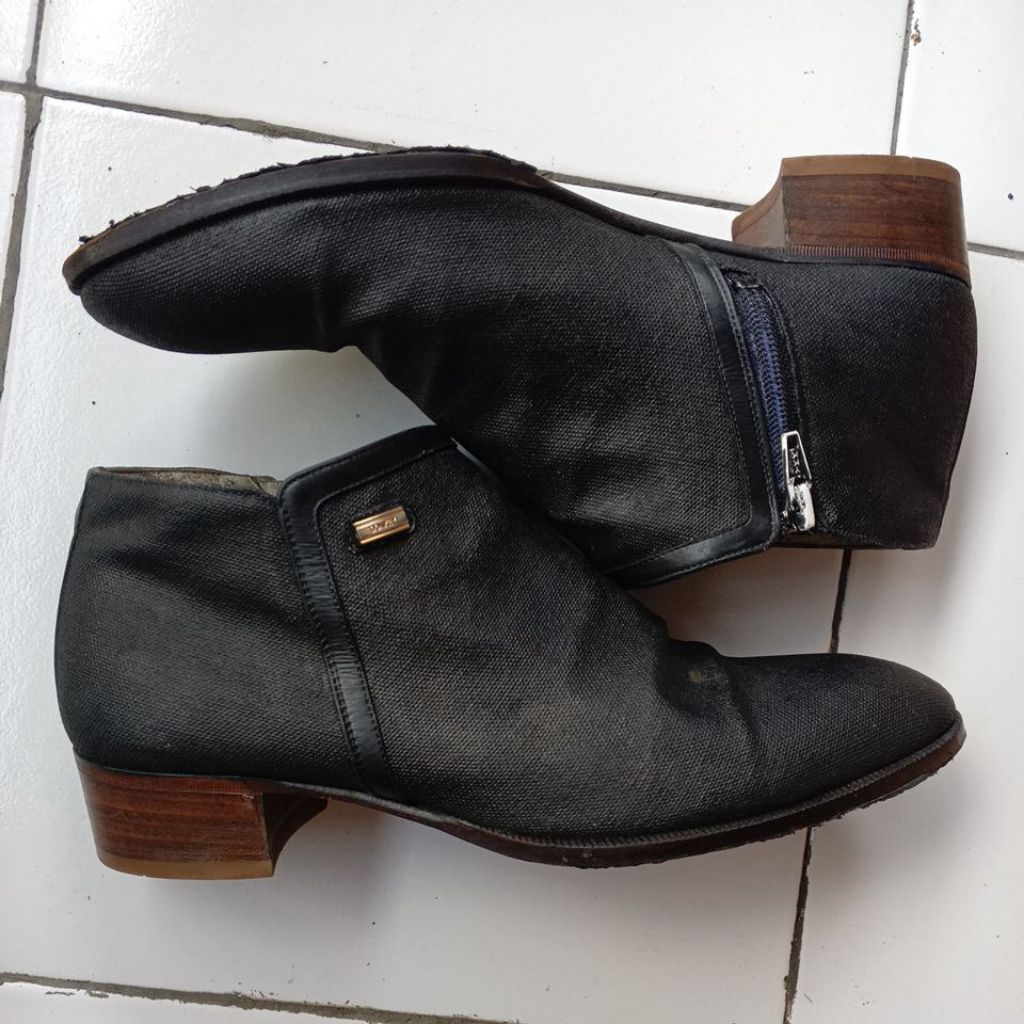 sepatu kulit pantofel chelsea boots sepatu kulit pantofel sepatu koboi