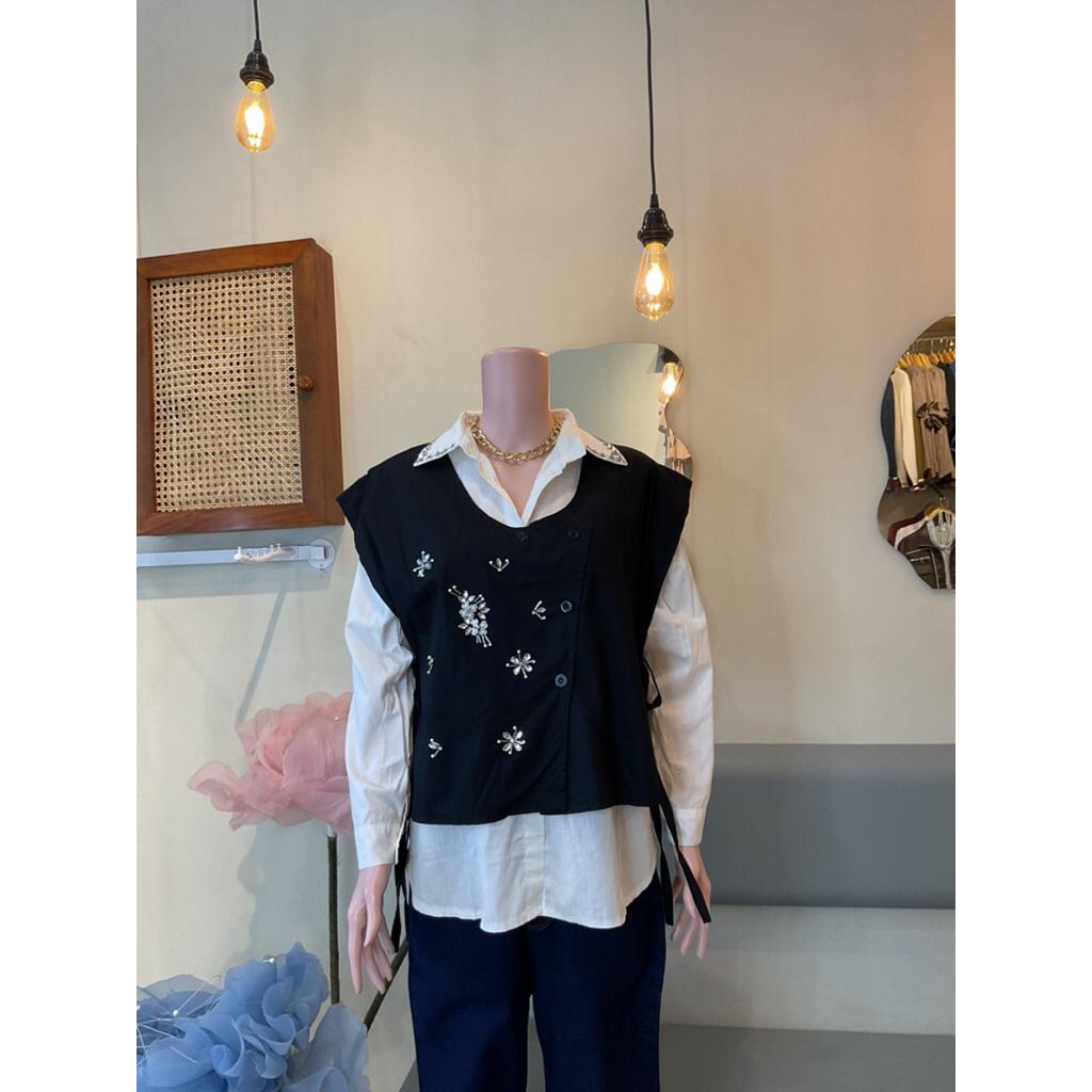 Blouse vest import terbaru