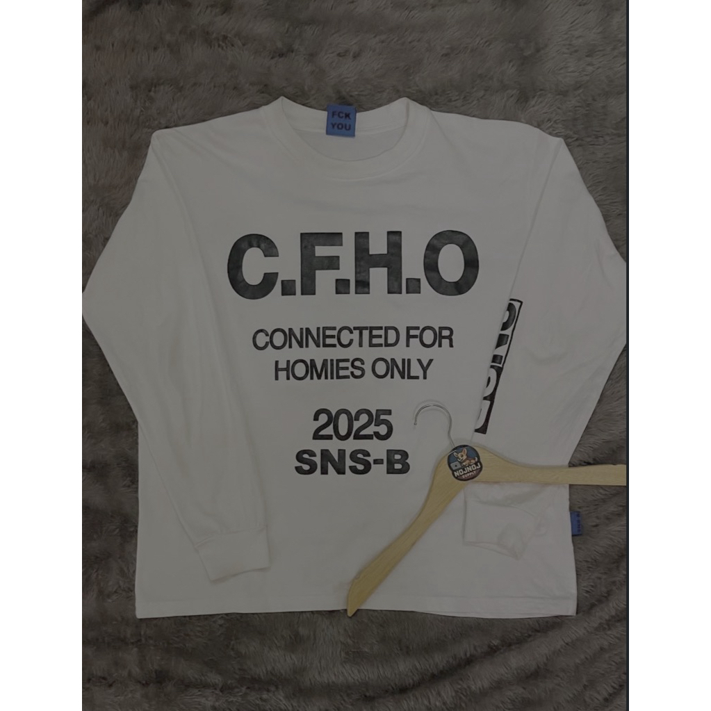 LONGSLEEVE CFHO SNSB BLACK WHITE
