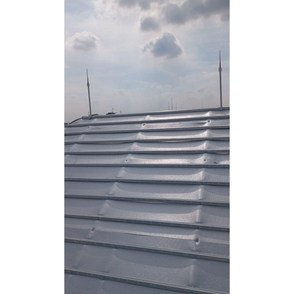 penangkal petir 2 tombak konvensional kabel 30m