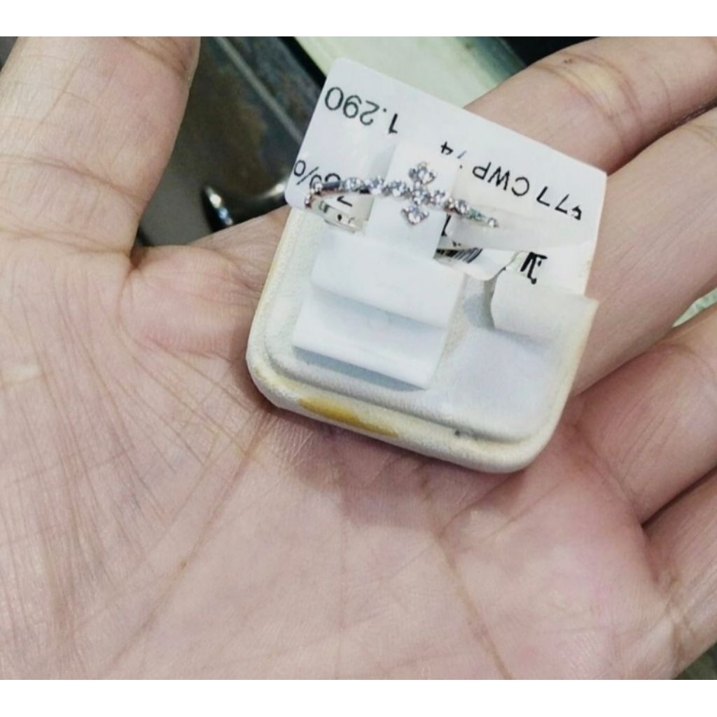 Cincin emas 75 salib rosario