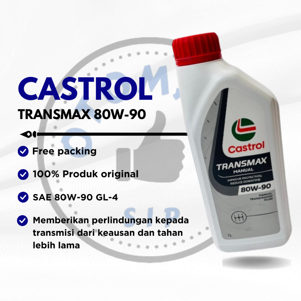 Castrol Transmax Manual 80W90 GL4 1 Liter - Oli Transmisi Manual