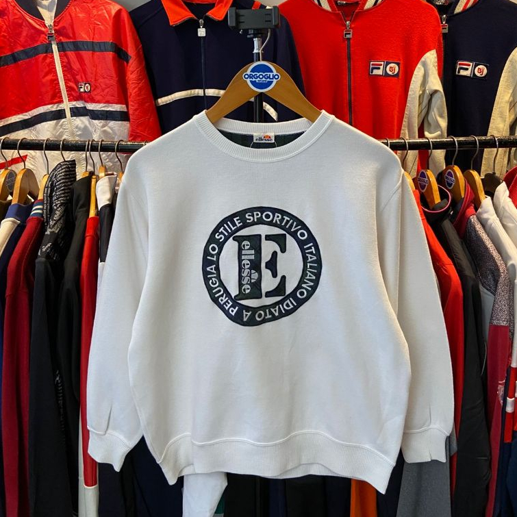 ELLESSE Vintage Crewneck (S fit M) USED, Original OHQ67