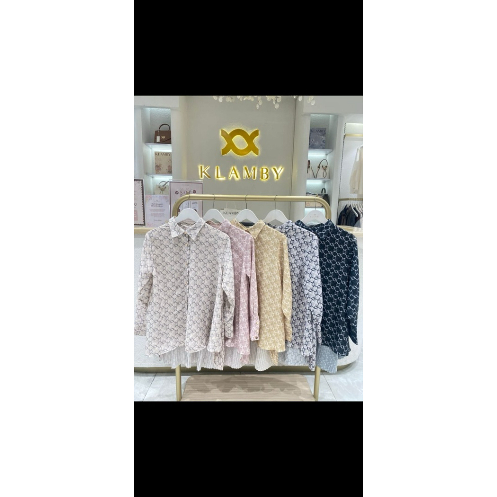 SALE New monogram pleated wearing klamby