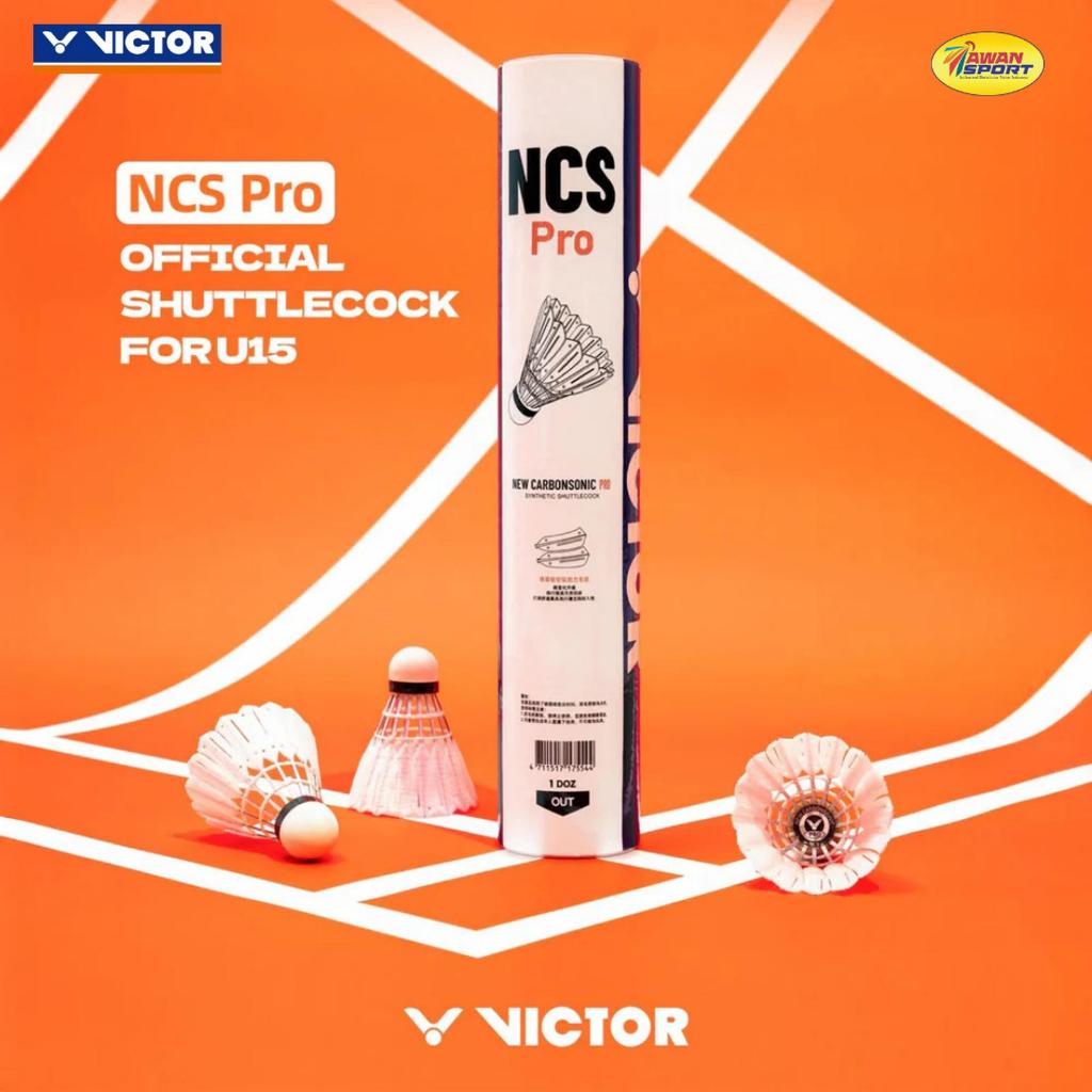 Shuttlecock Kok Badminton Victor NCS PRO / New Carbonsonic Pro
