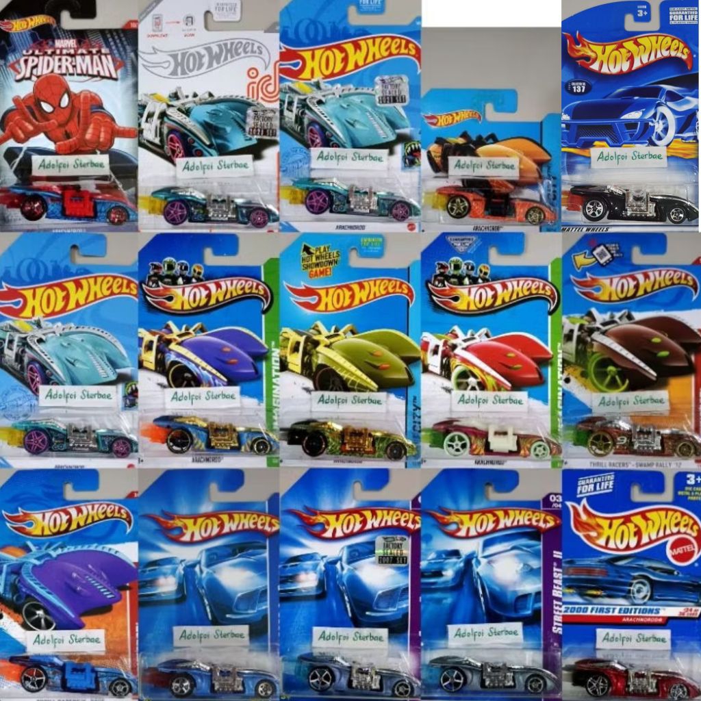 hotwheels hot wheels arachnorod ID factory sealed street beasts II hw imagination thrill racers cave