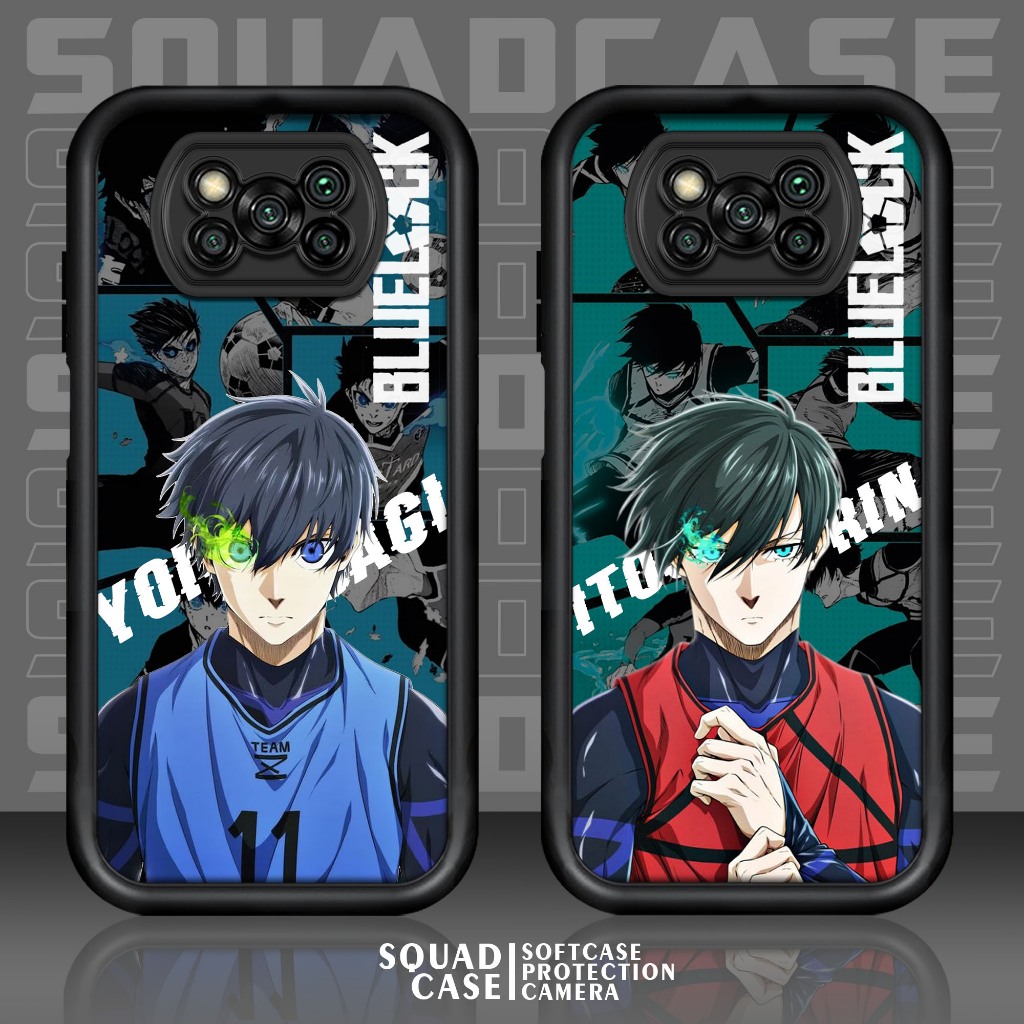 Case POCO X3 X3 PRO X3 NFC Motif [ BLUELOCK1 ] Cover Handhphone Casing Softcase Glossy Anti Jamur