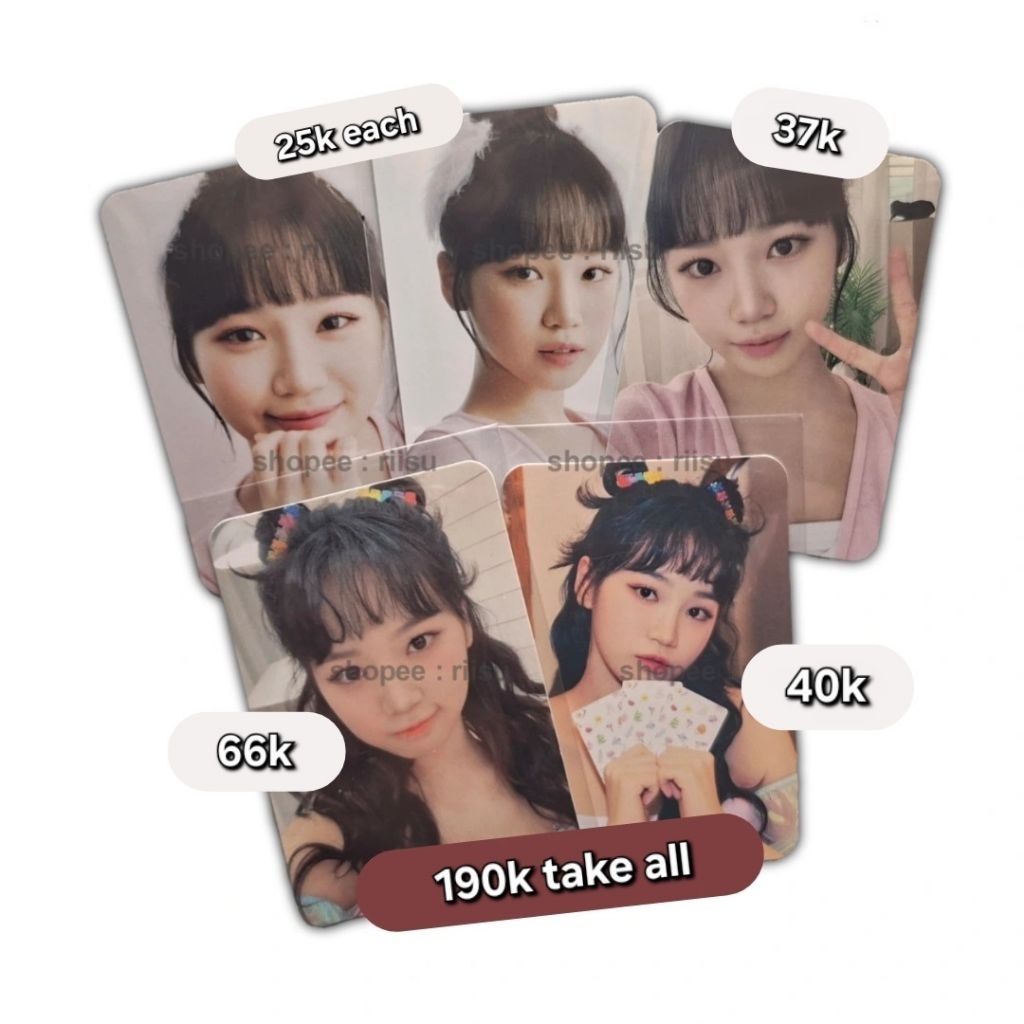 [ IZ*ONE CHAEWON DICON SHALL WE DANCE ] Photocard PC Jepit Cimol Ballet Concept Selfie D'ICON IZONE 