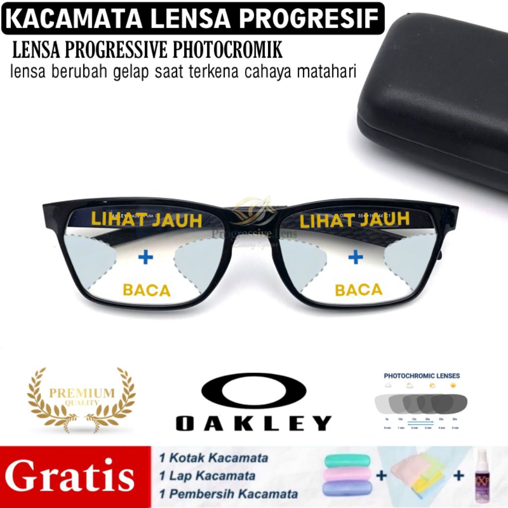 Kacamata Sporty pria OX8184 lensa baca dan jalan progresif photocromic | Kacamata plus baca pria | k