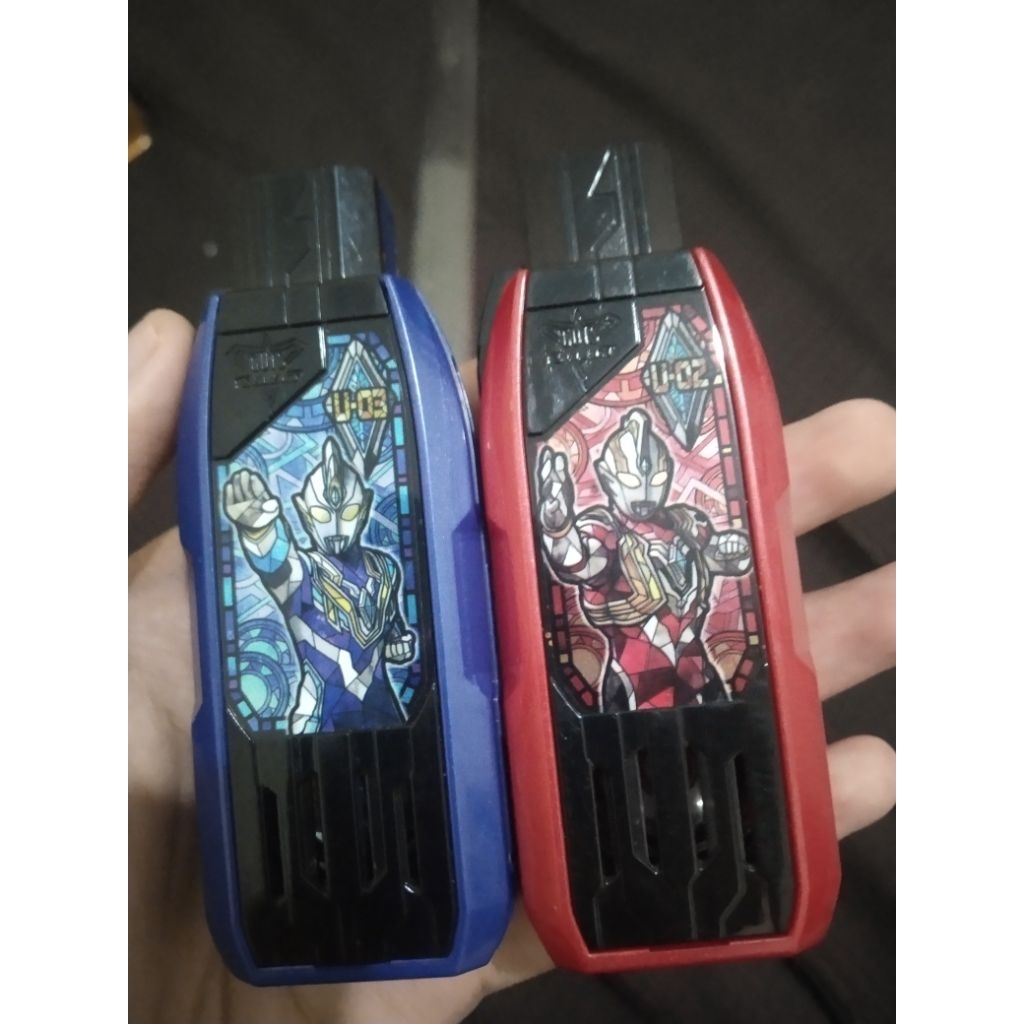 DX Ultraman Trigger Sky Type & Power Type Hyper Key set loose