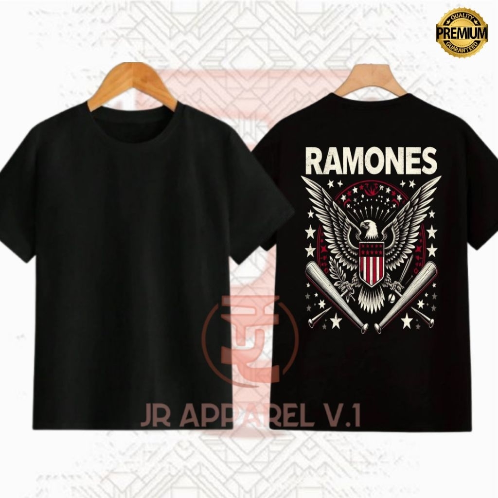 Kaos Distro Original Ramones Premium Quality