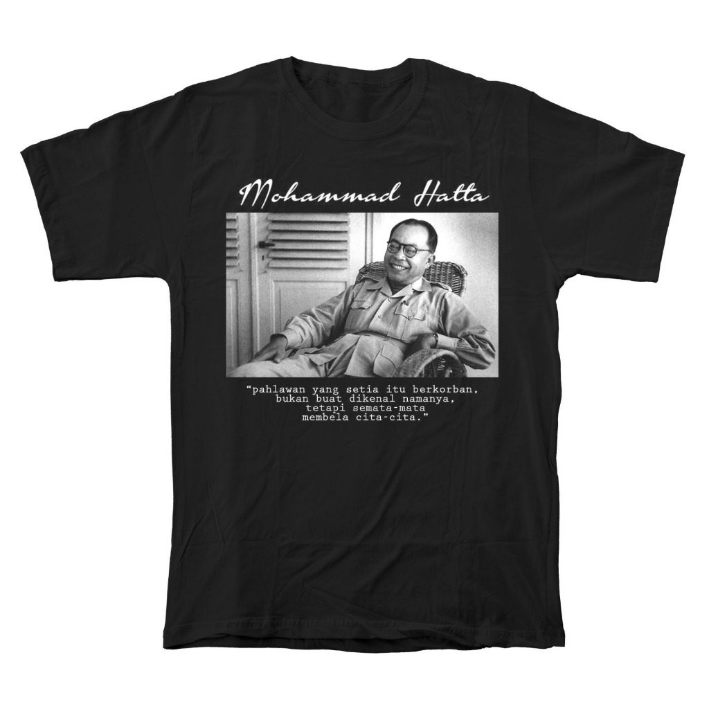 Kaos Tokoh - Kaos Mohammad Hatta