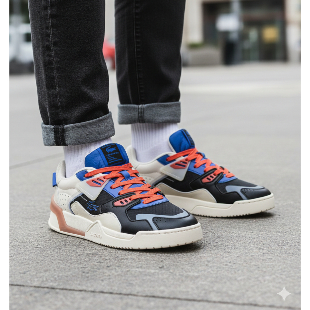 Sepatu Unisex Lacoste LT 125 Leather Sneakers Original