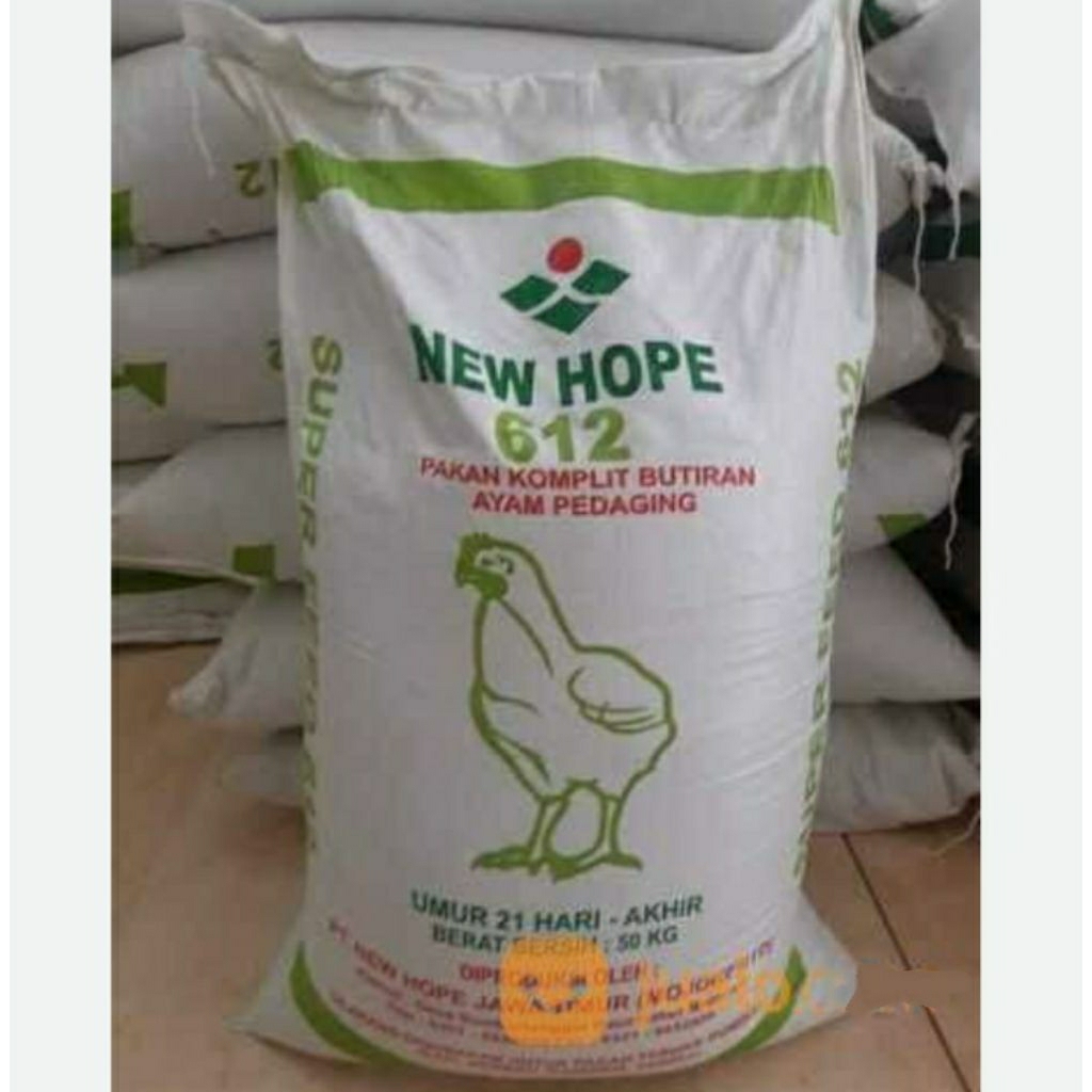 612 new hope Pur pakan ayam pedaging