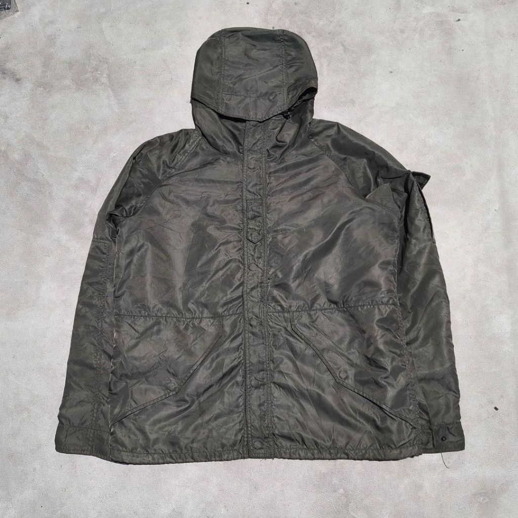 Jaket vtg vintage parka army militery avirex 3328 hijau army bekas