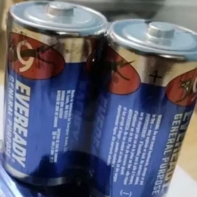 Eveready batre batere baterei besar biru size D