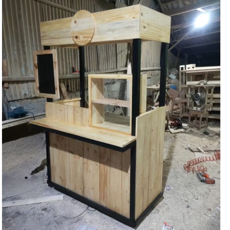 gerobak angkringan kayu jati Belanda