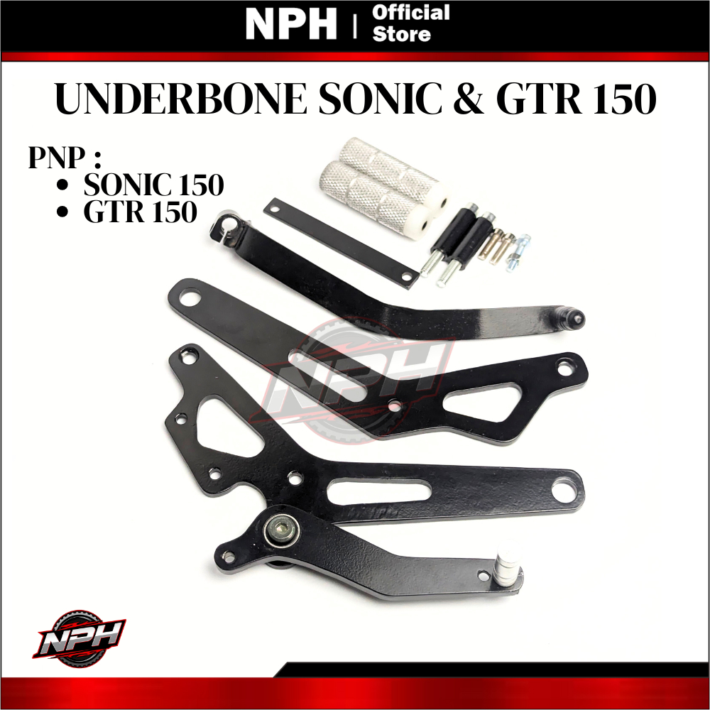 Underbone Sonic 150 r 8mm UB Honda GTR 150R & Satria fu Ub custom plat besi