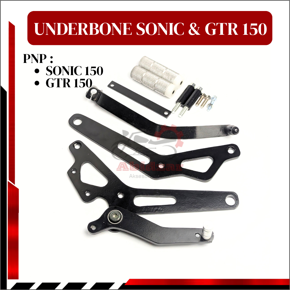 Underbone Sonic 150 r 8mm UB Honda GTR 150R & Satria fu Ub custom plat besi