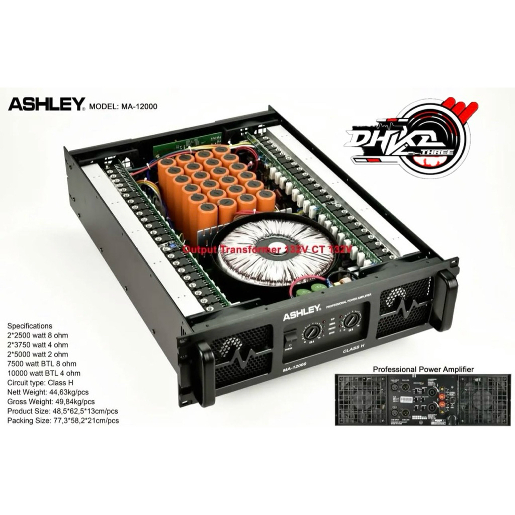 POWER ASHLEY MA 12000 CLASS H SUB / Power Ashley MA12000 Class h