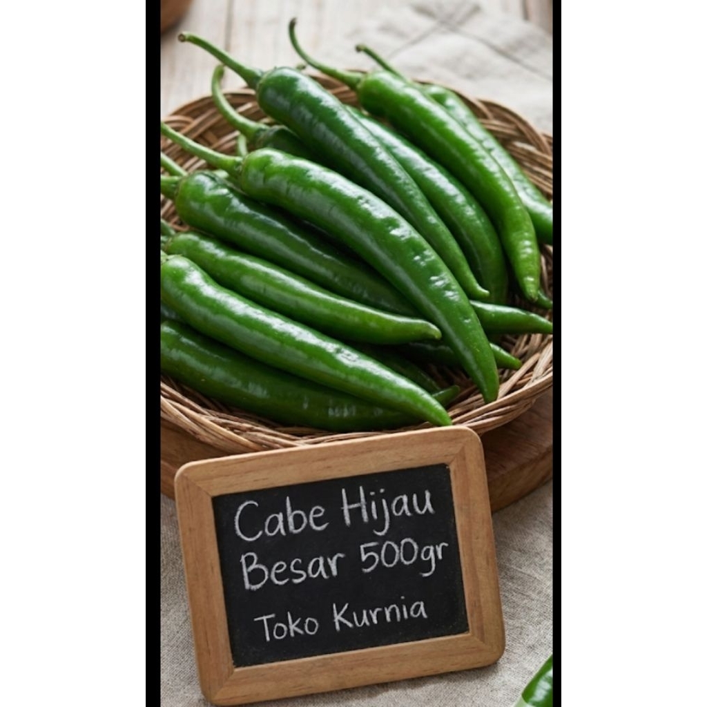 CABE HIJAU BESAR 500gr