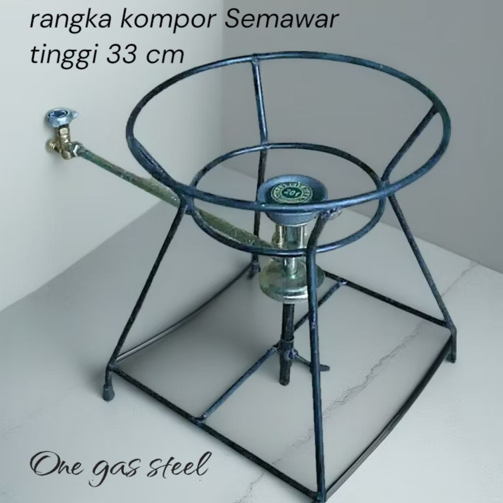 Dudukan rangka Kompor Semawar bahan besi beton tinggi 33 cm