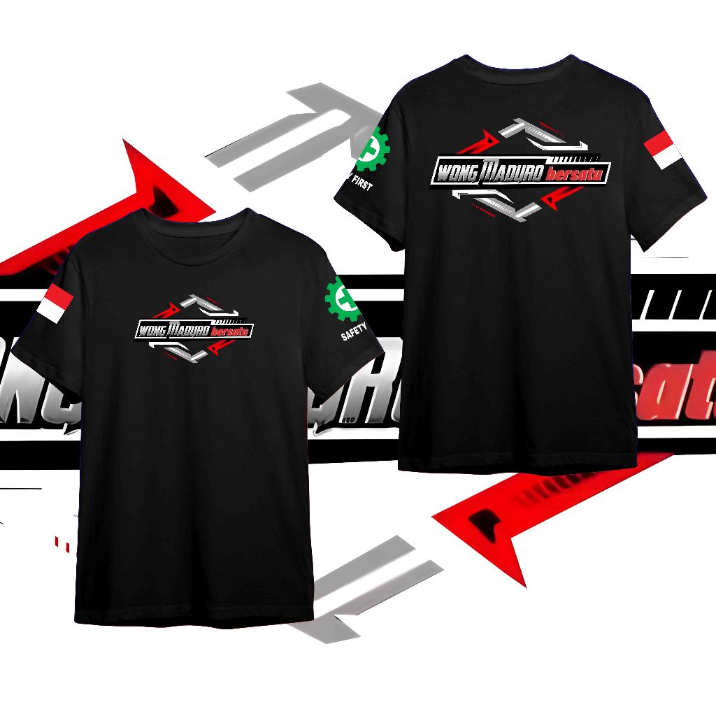 Kaos Wong Madura Bersatu / Baju kaos Madura / Kaos distro Unisex Pria Wanita