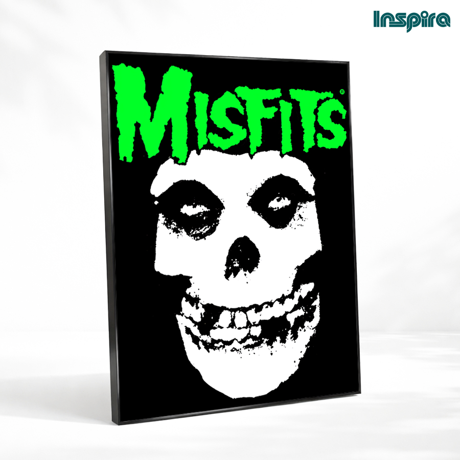 Inspiradekor Pajangan Dinding Poster Band Misfits Punk Rock Hiasan Dinding Kamar Ikonik