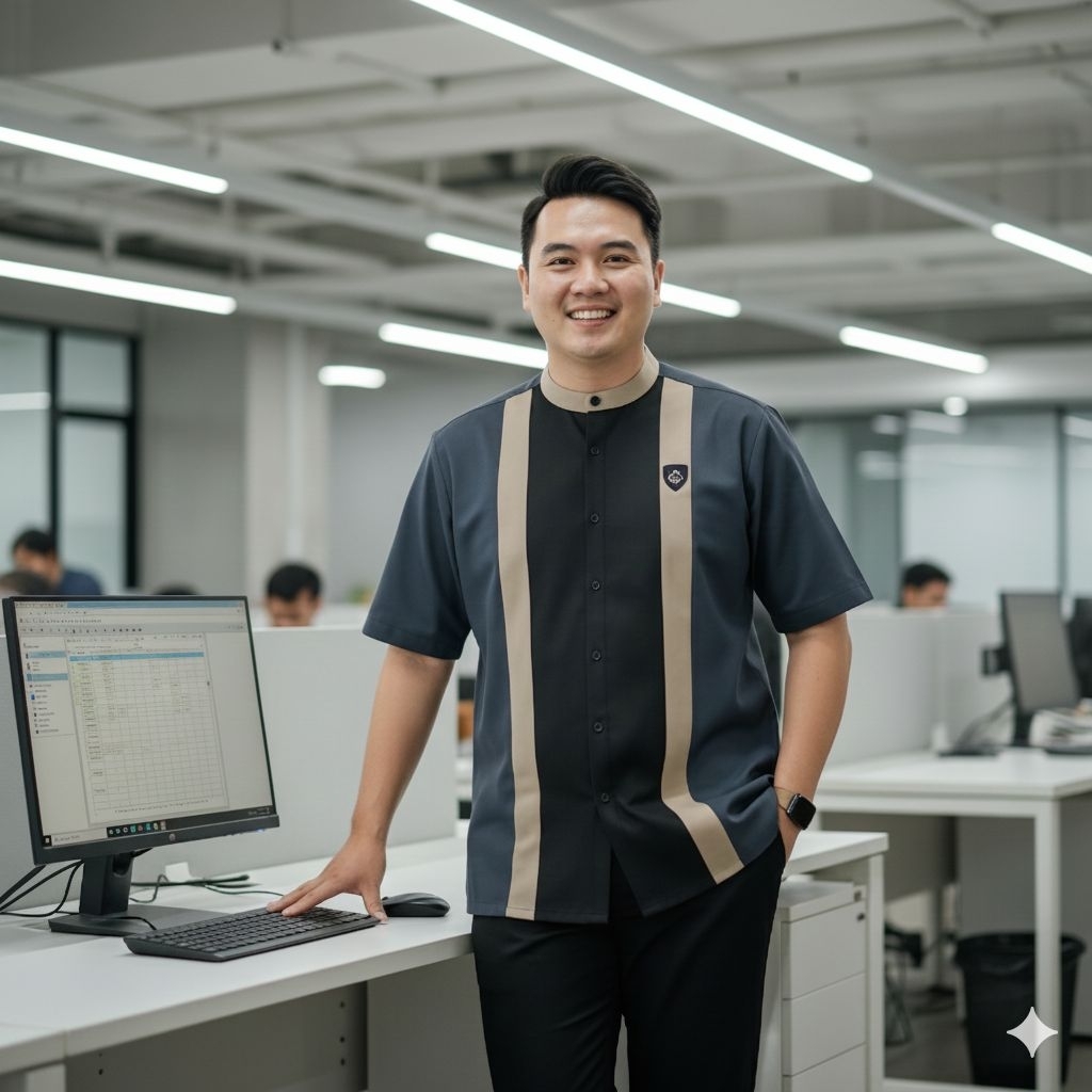 Sentosajaya_1 Baju Koko Jumbo Dewasa 3L 4L 5L Koko Anak Koko Mandarin Baju Muslim