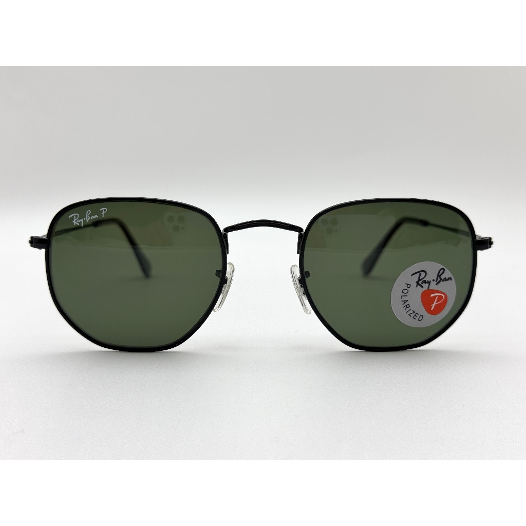 KACAMATA RAYBAN HEXAGONAL BLACK POLARIZED ORIGINAL
