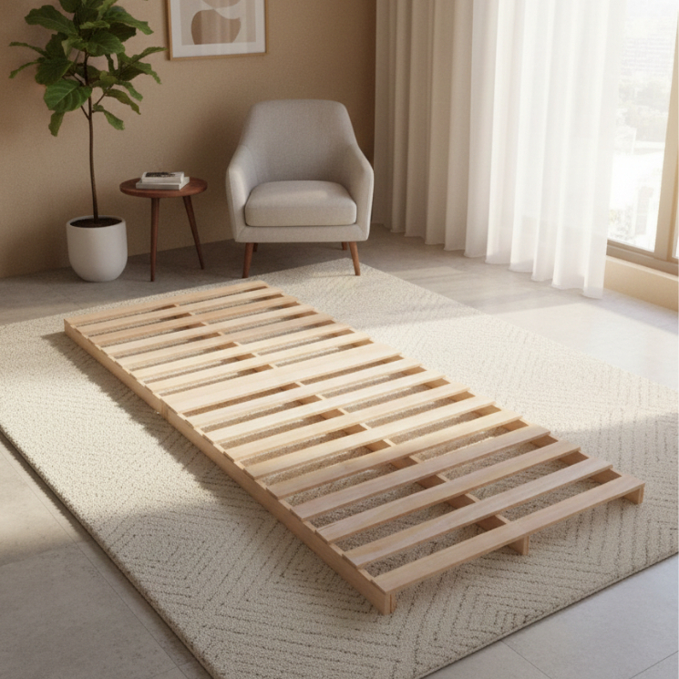 Dipan Kayu Pallet Minimalis | Rangka Tempat Tidur Kuat & Estetik