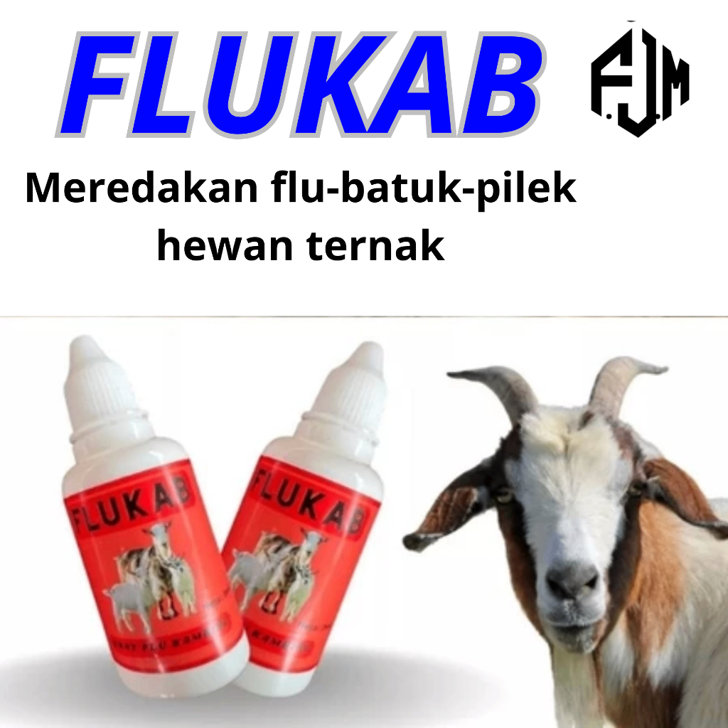 Obat Flu Hewan meredakan flu batuk pilek yang diformulasikan khusus untuk kambing domba babi (F.J.M)