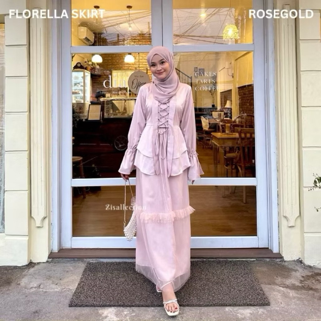 PRELOVED ZISALLECTION - Florella Skirt