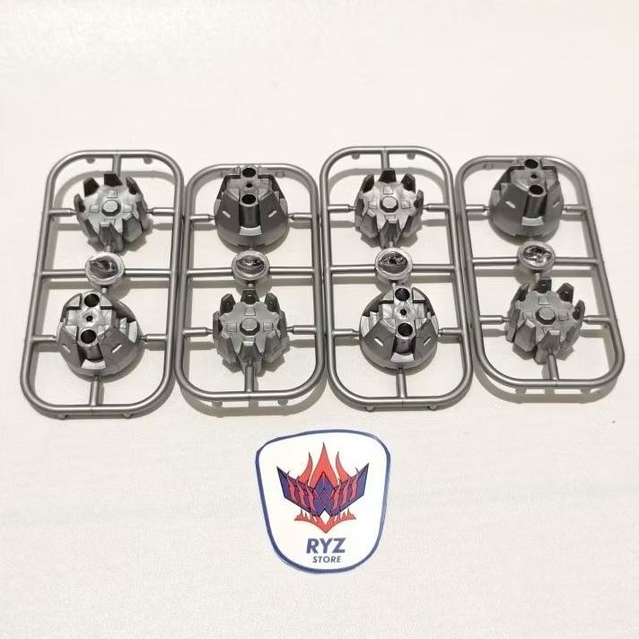 Crush Gear Battle Part Wheel Hidash Silver Milenium WDP