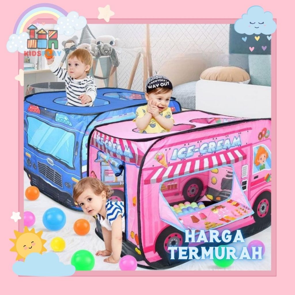 Tenda Mobil Mainan Tenda Anak Portable Kids Tent Tenda Mainan Anak