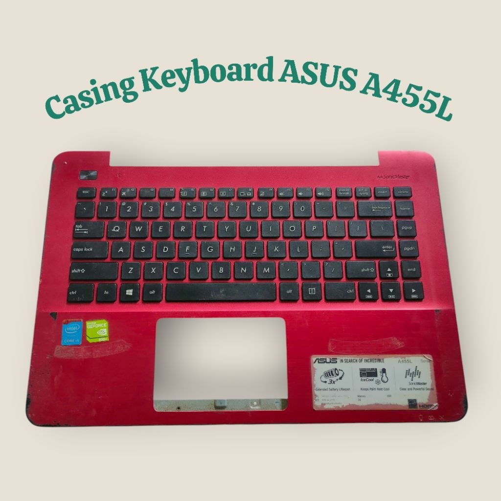 Casing Keyboard Laptop ASUS A455L series