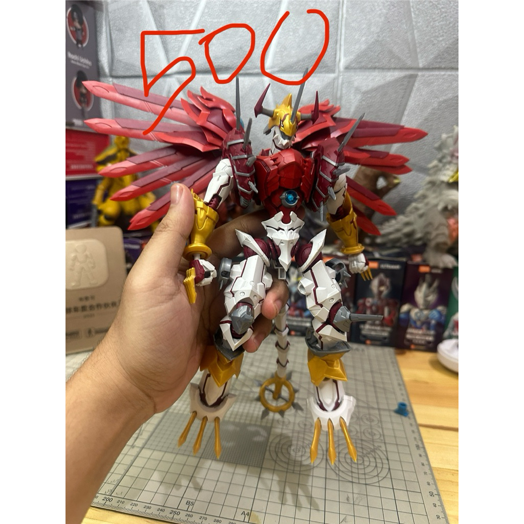 Figure Rise Standard Amplified Shine Greymon - FRS Shinegreymon Digimon